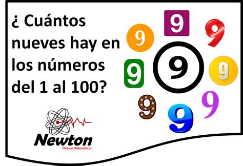 Newton Matemáticas: ¿ Cuántos nueves hay en los números del 1 al 100?