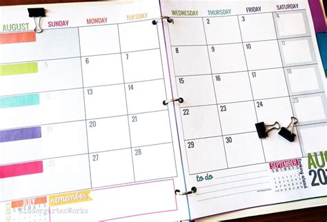 Free 9 Sample Teacher Calendar Templates In Pdf Ms Word Weekly Plans