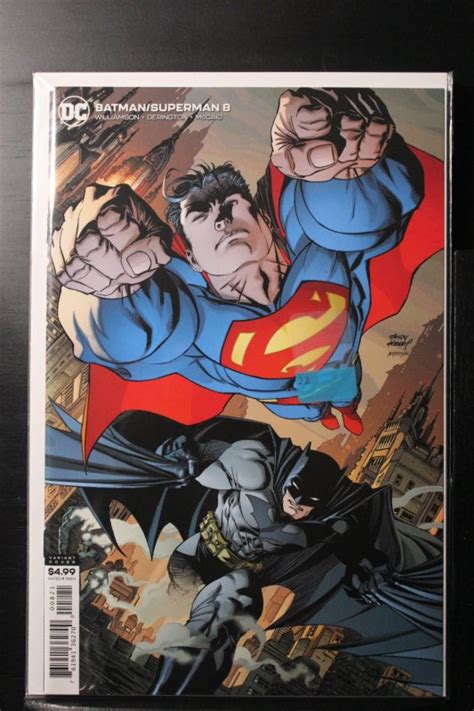 Batmansuperman 8 Andy Kubert Cardstock Variant Cover 2020 Comic