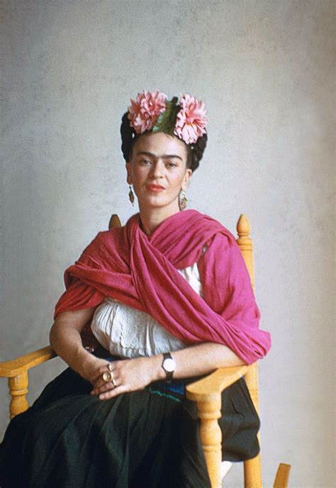 Frida Kahlo Color Photos
