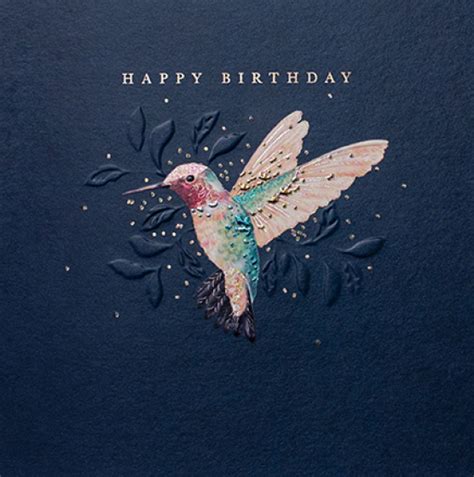 Hummingbird Birthday Card A B Snell And Son