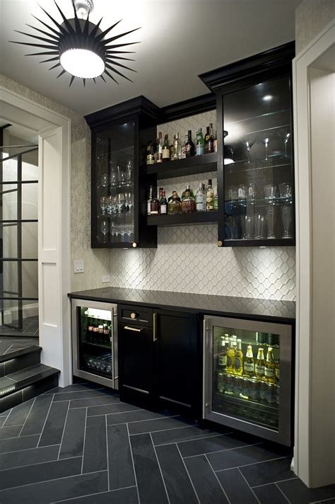 Jarrod Smart Construction Home Bar With Built In Under Counter