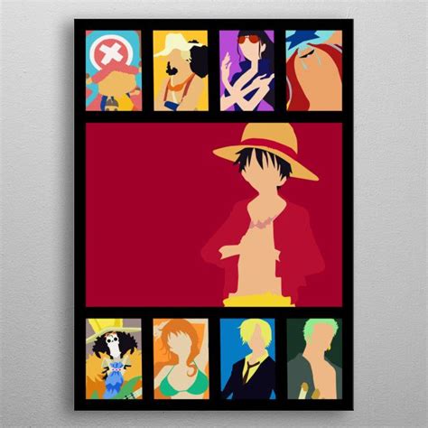 One Piece Anime And Manga Poster Print Metal Posters Poster Prints