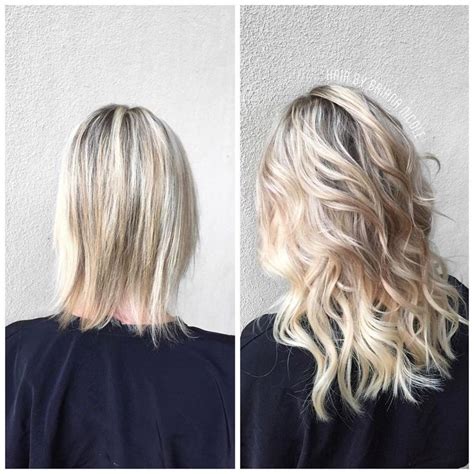 We have a youthful and playful style and we like to encourage girls to have fun and get creative with their hairstyles! @hairbybriananicole "BEFORE + AFTER Tape In Hair ...
