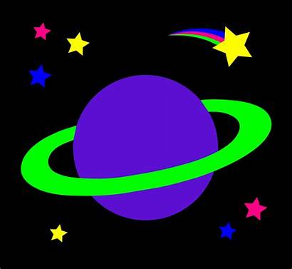 Planets Clip Space Stars Clipart Cartoon Outer