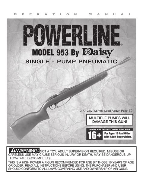 Daisy Powerline 340 Manual