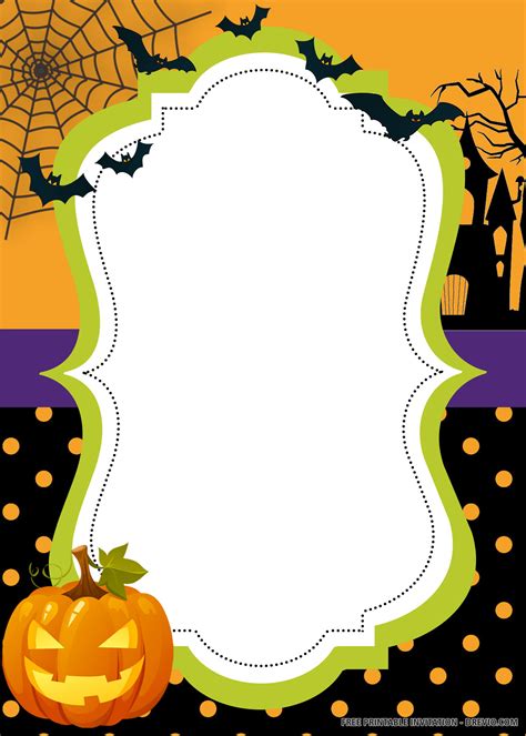 Halloween Printable Invitation Free Templates