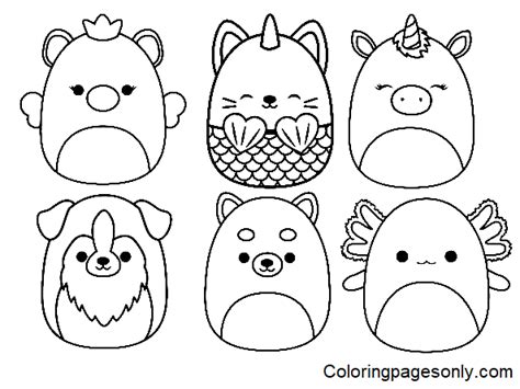 Free Printable Squishmallow Coloring Page Free Printable Coloring Pages