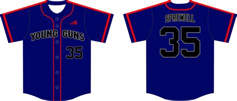 Download Young Guns Sprewell Custom Baseball Jerseys - Custom ...