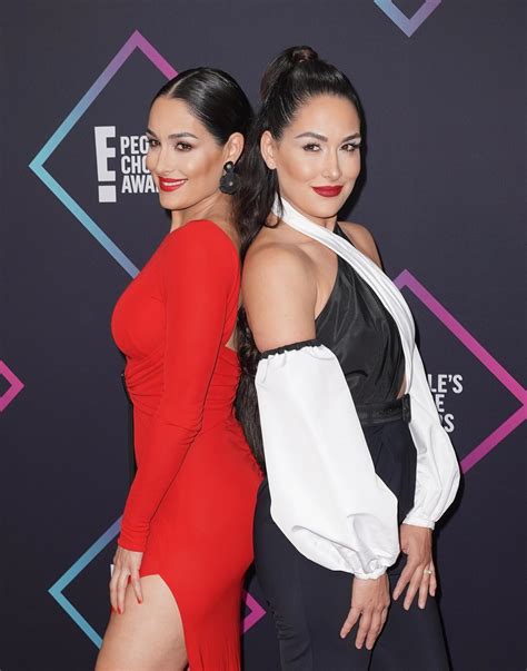 Brie And Nikki Bella At Peoples Choice Awards 2018 In Santa Monica 11112018 Hawtcelebs