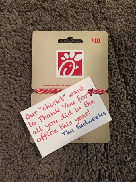 There are even certain situations where a credit card is essential, like many car rental businesses an. Chick -fil-a gift card | Teachers gifts | Pinterest | Gift ...