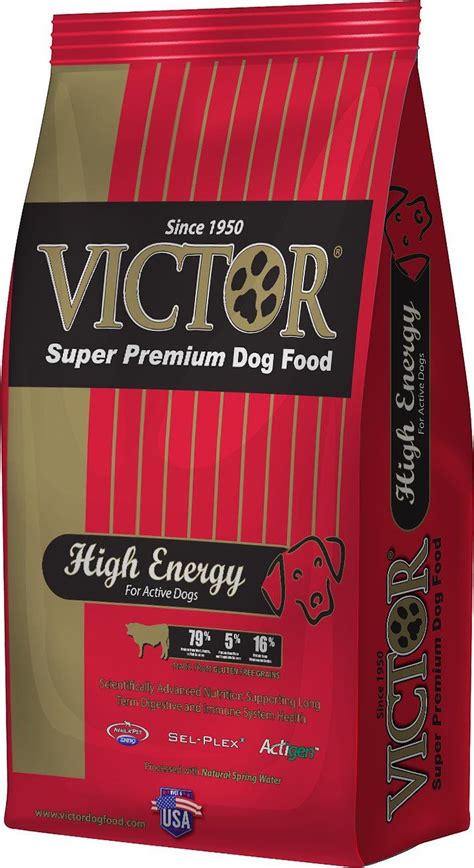 Loaded with glucosamine and chondroitin, we recommend that you order this food for delivery because those 50lb. VICTOR Classic High Energy Formula Dry Dog Food, 40-lb bag ...