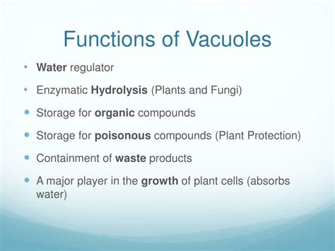 In the case of signaling molecules that. PPT - Vacuoles PowerPoint Presentation, free download - ID ...