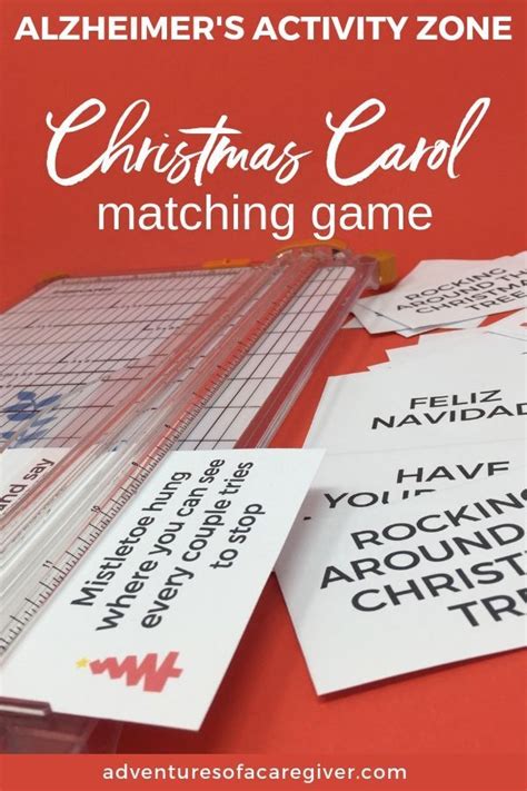 Through this post, i am going to line up 10 of the best every senior is likely to relate to this card. Christmas Carol Matching Game Printable for Seniors | Art ...