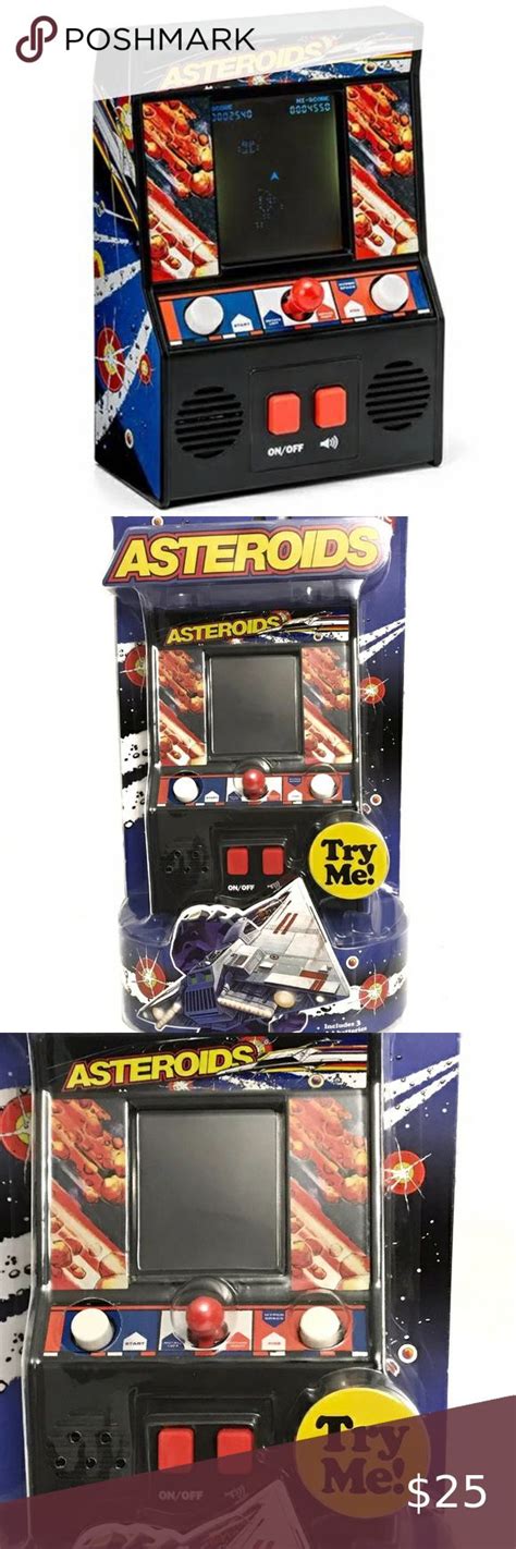 Atari Mini Arcade Game Asteroids Handheld Mini Arcade Arcade Games