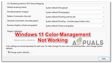 How to Fix Color Management Not Working Windows 11? - Appuals.com