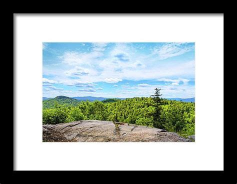New York Adirondack Mountains Framed Print By Christina Rollo Framed