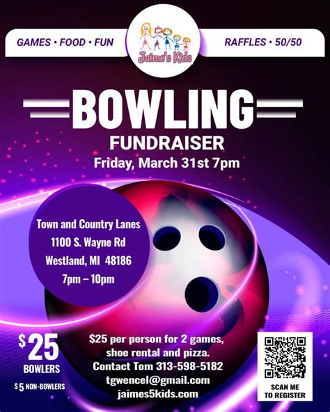 Bowling Fundraiser Jaimes Kids