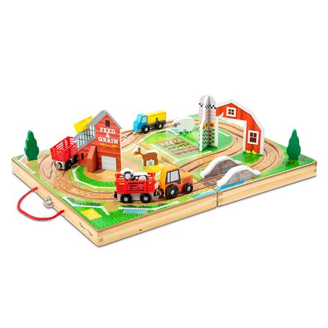 Melissa And Doug Wooden Take Along Tabletop Farm Best Educational
