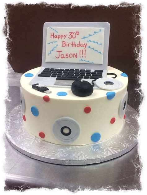 26 playful video game themed cake designs | design swan. computer birthday cake | Computer cake, Cake, Bithday cake