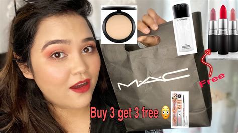mac cosmetics haul buy 3 get 3 mac products 24 november 2020 youtube