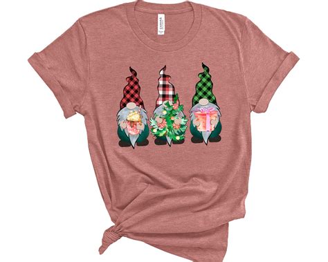 Christmas Gnomes Christmas Shirt Cute Christmas Shirt Etsy