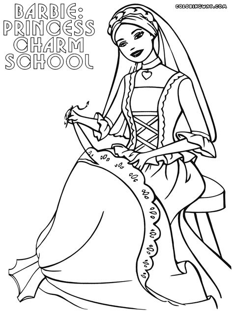 Barbie Princess Coloring Pages Coloring Pages To