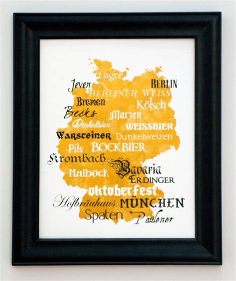Very Very Cool German Beer Word Art Beer