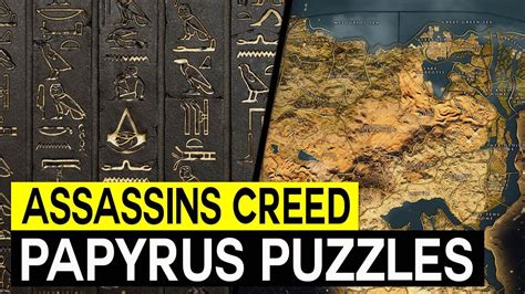 Assassins Creed Origins Papyrus Puzzle Fertile Lands YouTube