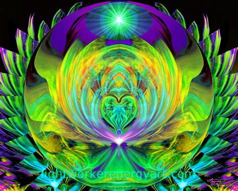 Chakra Healing Reiki Energy Art Print Lotus Primal Painter