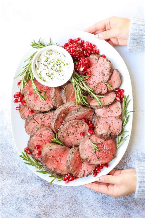 The allure of beef tenderloin pulls hard when properly cooked until the surface is seared to a glistening mahogany and the center is tender and running with beefy juices, it is one of the most regal, festive and delectable things andrew scrivani for the new york times. Best Beef Tenderloin with Creamy Mustard Sauce - Damn Delicious