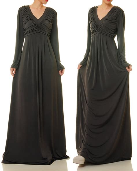 Abaya Maxi Dress Long Sleeve Maxi Dress Long Sleeve Etsy