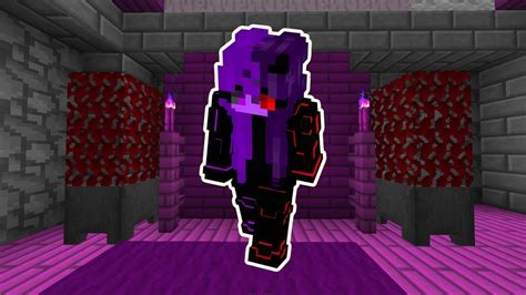 Purple Demon Minecraft Skin Timelapse Youtube