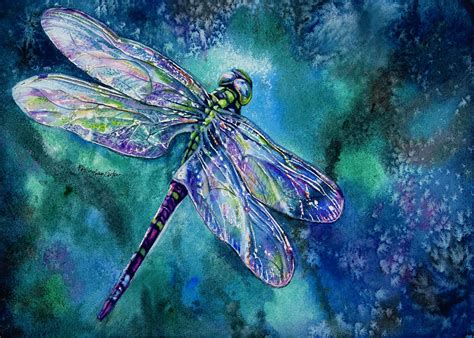 Dragonfly Magic Painting By Patricia Allingham Carlson Fine Art America