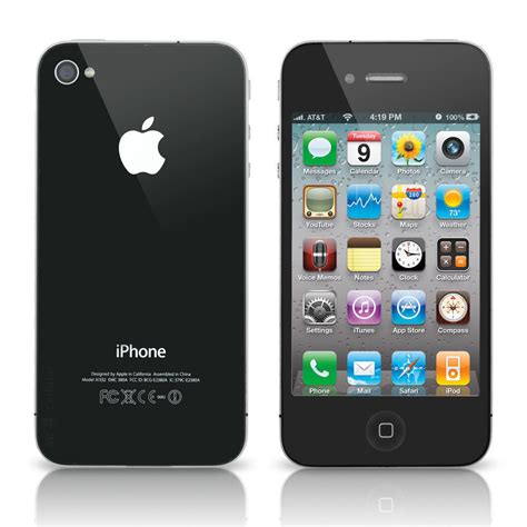 Atandt Apple Iphone 4 8gb Smartphone Property Room