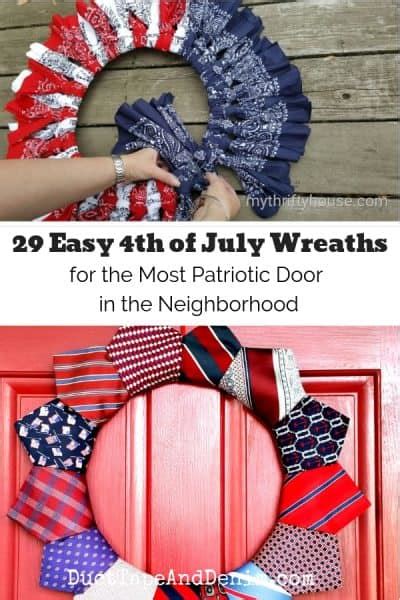29 Easy 4th Of July Wreaths For The Best Patriotic Door