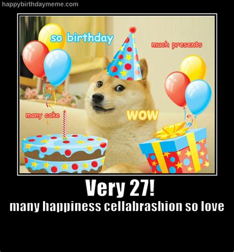 Birthday Doge Rami Happy Birthday Meme Happy Birthday Meme