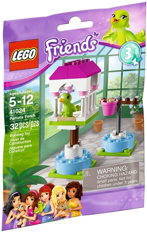 Over the course of 10 years and seasons, these friends go through family, love, drama, friendship, and comedy. LEGO Friends 41024 pas cher, Le perroquet et son perchoir
