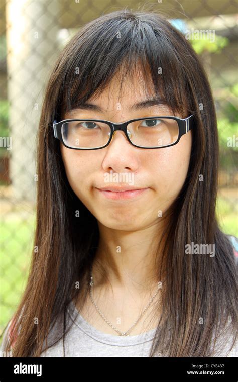 Happy Asian Girl Stock Photo Alamy