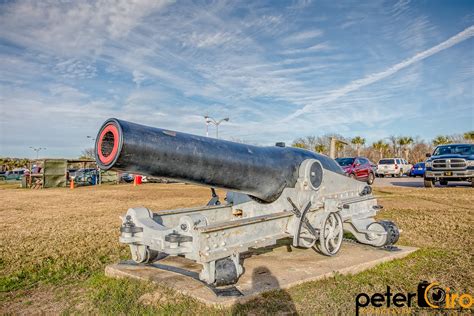 War Cannon At Patriots Point In Charleston Sc War Cannon Flickr