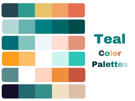 65 Lovely Teal Color Palette Ideas With Hex Codes