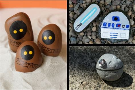 40 Star Wars Inspired Rock Painting Ideas I Love Painted Rocks