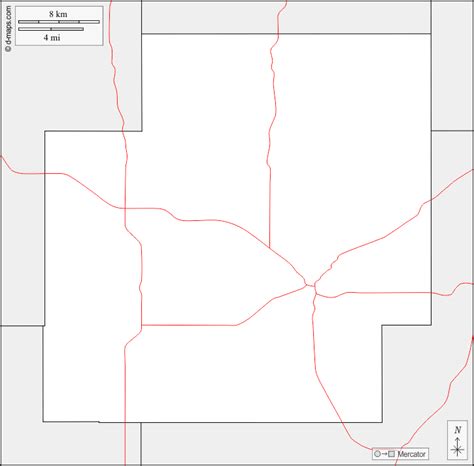 Condado De Coal Mapa Gratuito Mapa Mudo Gratuito Mapa En Blanco