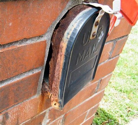How To Replace Mailbox In A Brick Enclosure Diy Mailbox Brick