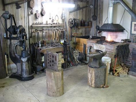 Backyard blacksmith phil baumhardt discovered some vehicle trash and turned it into viking treasure. Modern Blacksmith shop, Ideas for my shop. | Blacksmithing ...