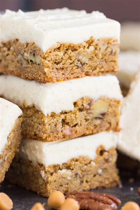 Butterscotch Blondies With Brown Butter Frosting Soft Chewy