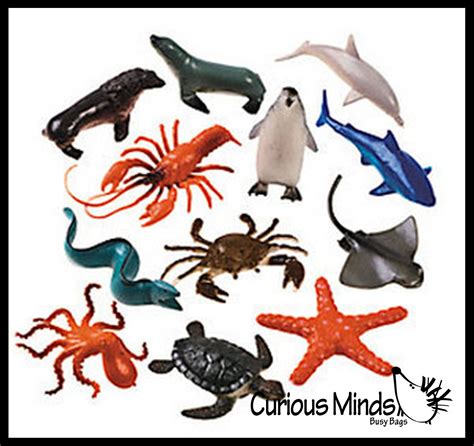 Ocean Sea Life Animal Figurines Mini Animal Action Figures Replicas
