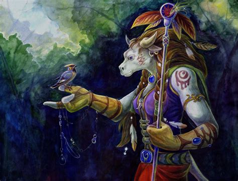 Tauren Druid Warcraft Art Character Art D D Dungeons And D EroFound