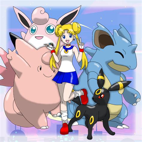 Sailor Moon As A Pokemon Trainer By Dioxcat On Deviantart