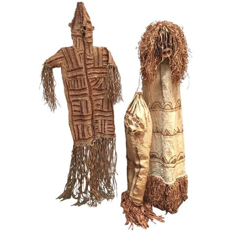 African Art The Pende Spirit Dance Ceremonial Tribal Mask And Costume